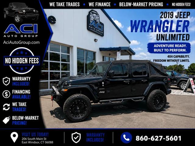 2019 Jeep Wrangler Unlimited Sahara 4x4 for sale in East Windsor, CT