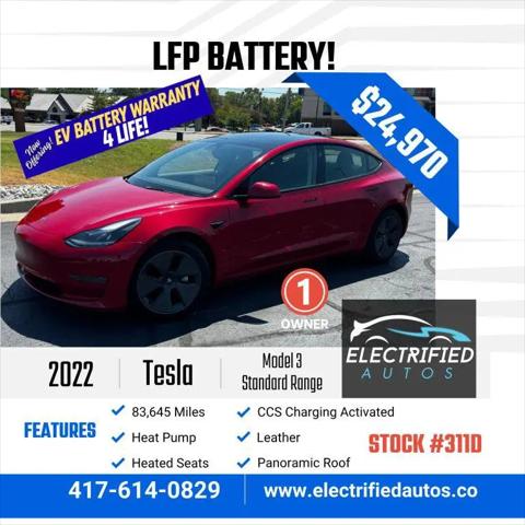 2022 Tesla Model 3 Rear-Wheel Drive for sale in Joplin, MO