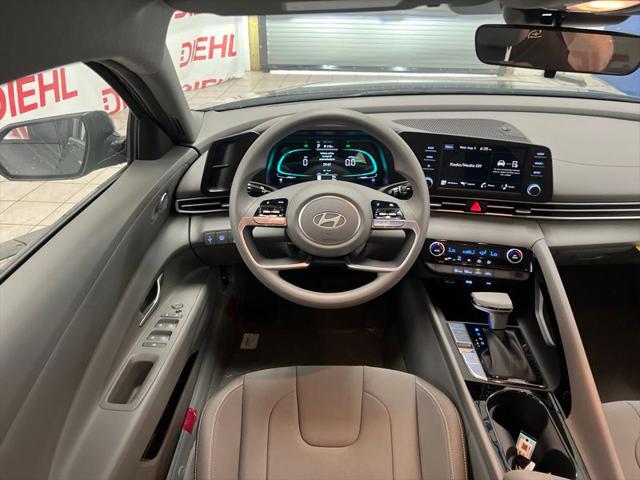 2026 Hyundai Elantra Hybrid Blue
