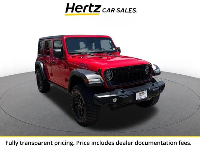 2025 Jeep Wrangler 4-Door Willys 4x4 for sale in Houston, TX