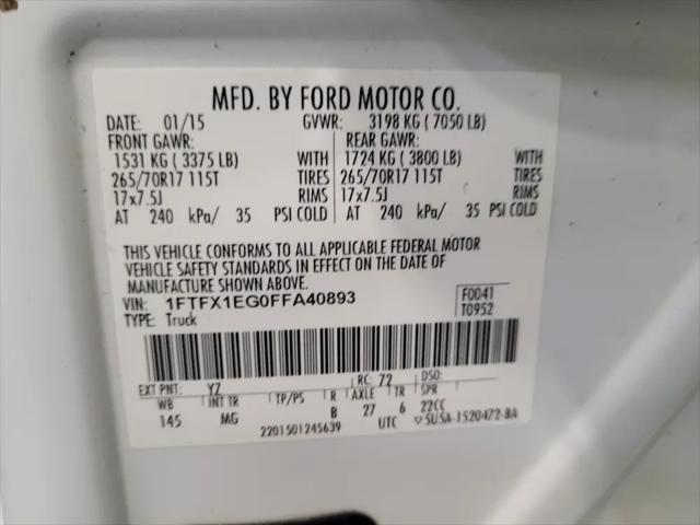 2015 Ford F-150 XLT