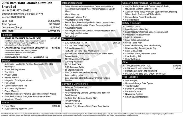 2026 Ram 1500 Laramie