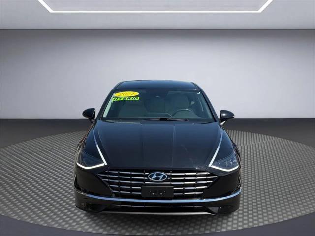 2021 Hyundai Sonata Hybrid Blue