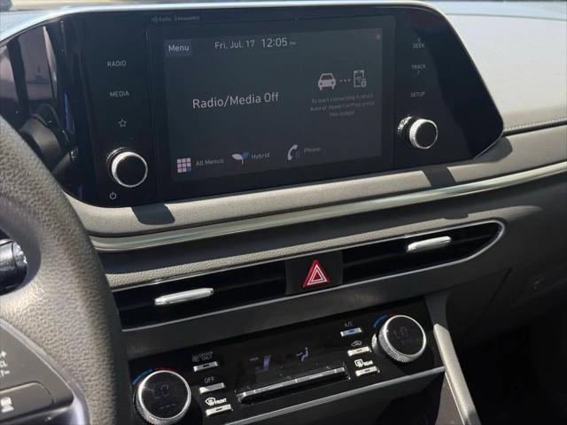 2021 Hyundai Sonata Hybrid Blue