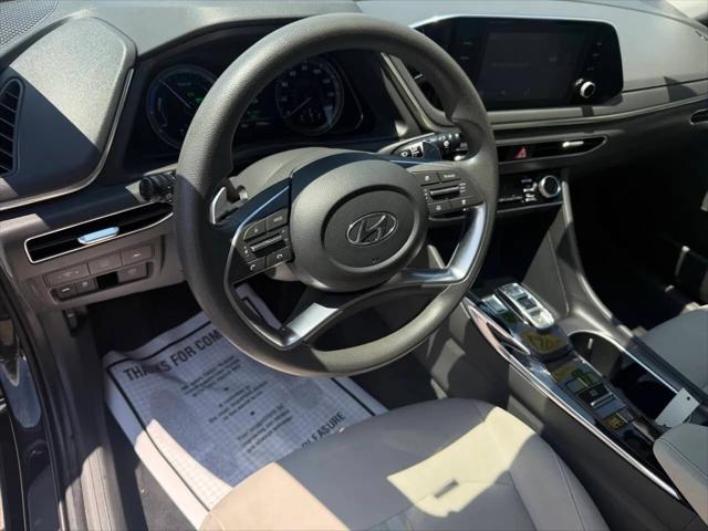 2021 Hyundai Sonata Hybrid Blue