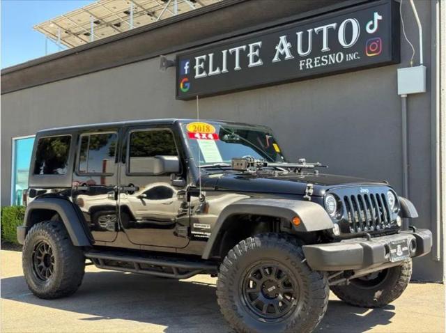 2018 Jeep Wrangler JK Unlimited Sport S 4x4 for sale in Fresno, CA