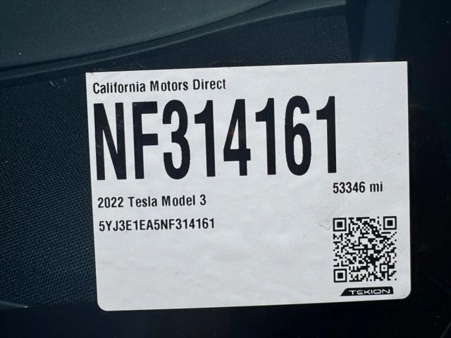 2022 Tesla Model 3 Rear-Wheel Drive