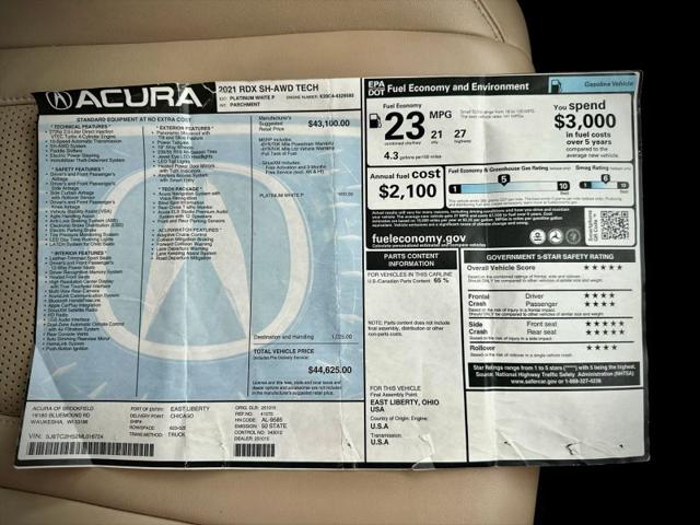 2021 Acura RDX Technology Package