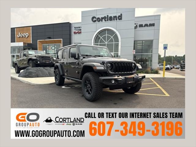 2026 Jeep Wrangler 4-Door Willys 4x4 for sale in Cortland, NY