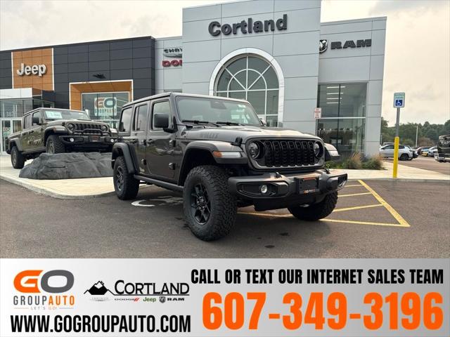 2026 Jeep Wrangler 4-Door Willys 4x4 for sale in Cortland, NY