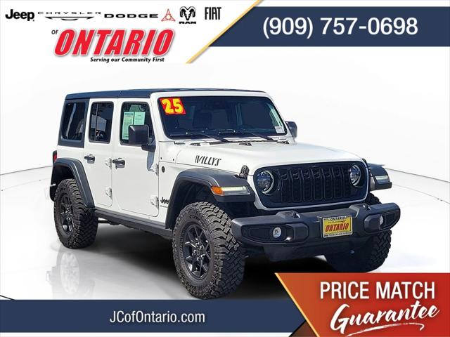 2025 Jeep Wrangler 4-Door Willys 4x4 for sale in Ontario, CA