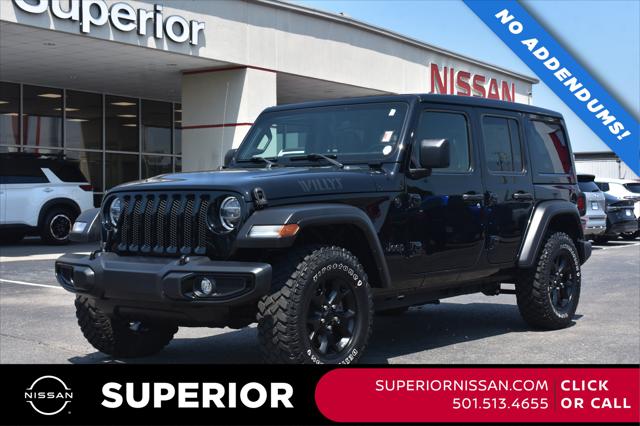 2022 Jeep Wrangler Unlimited Willys 4x4 for sale in Conway, AR