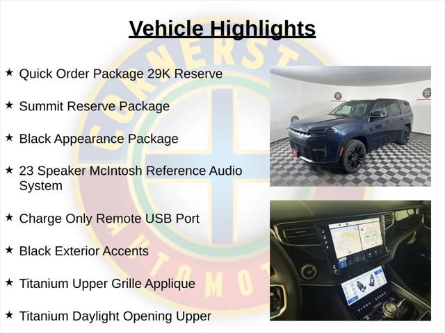 2026 Wagoneer Grand Wagoneer GRAND WAGONEER SUMMIT RESERVE 4X4