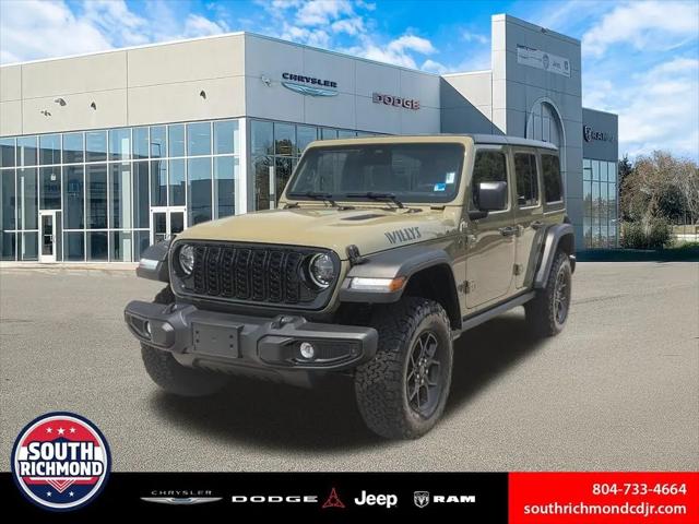 2026 Jeep Wrangler 4-Door Willys 4x4 for sale in Prince George, VA