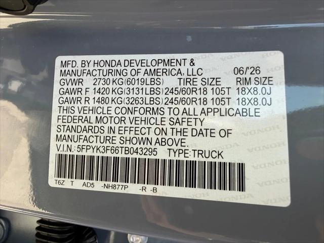 2026 Honda Ridgeline TrailSport