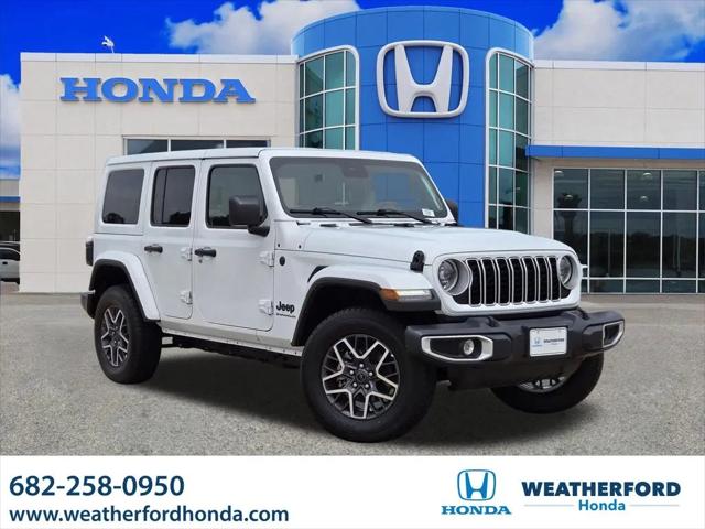 2025 Jeep Wrangler 4-Door Sahara 4x4 for sale in Weatherford, TX