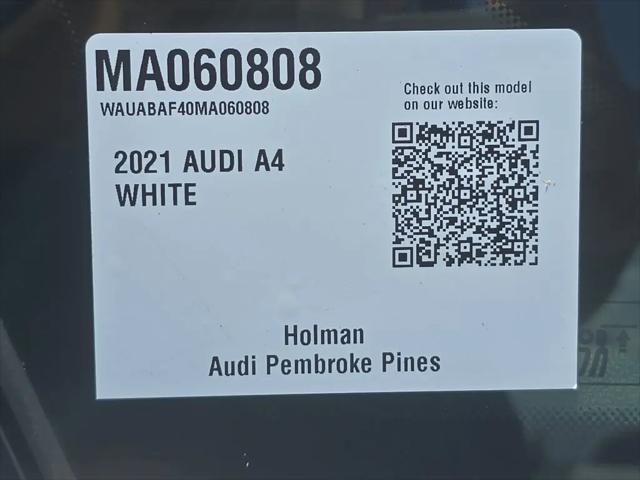 2021 Audi A4 Premium