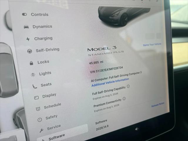 2021 Tesla Model 3 Standard Range Plus Rear-Wheel Drive