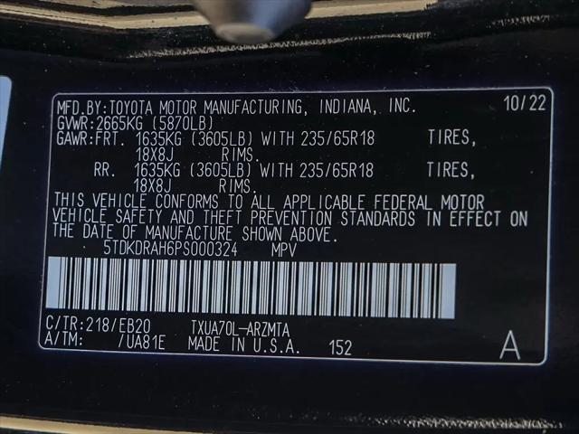 2023 Toyota Highlander XLE