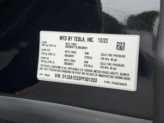 2023 Tesla Model S Standard Range