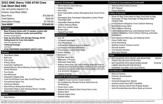 2022 GMC Sierra 1500 4WD Crew Cab Short Box AT4X for sale in McKinney, TX