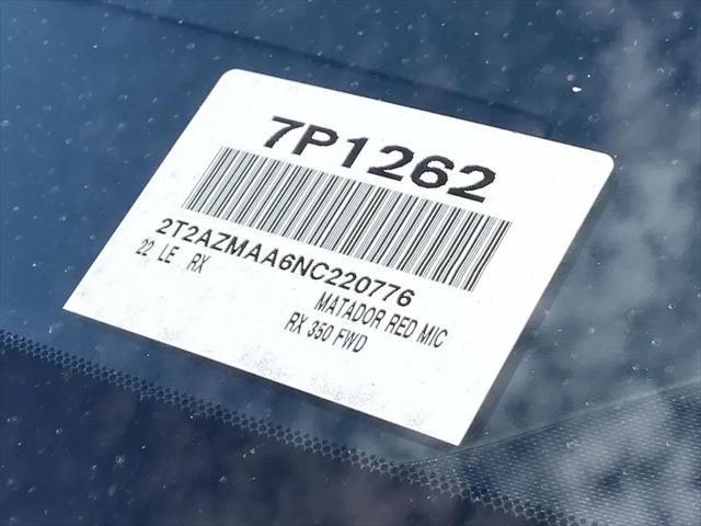 2022 Lexus RX 350 RX 350