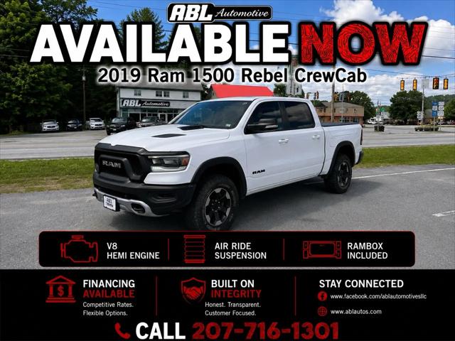 2019 Ram 1500 Rebel Crew Cab 4x4 5'7" Box for sale in Oakland, ME