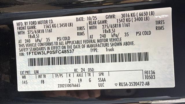 2025 Ford F-150 XLT