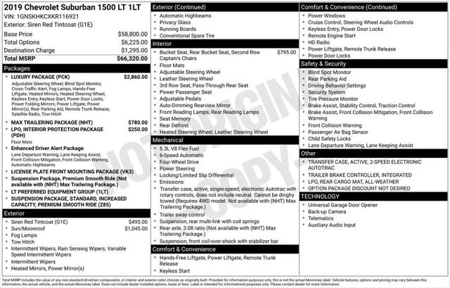 2019 Chevrolet Suburban LT 2019 Chevrolet Suburban LT