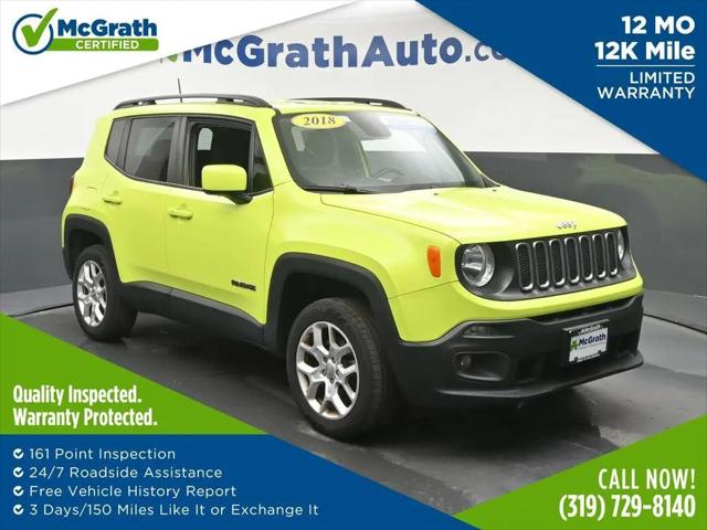 2018 Jeep Renegade Latitude 4x4 for sale in Cedar Rapids, IA