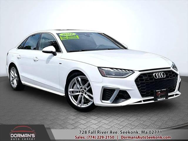 2022 Audi A4 Premium Plus 45 TFSI S line quattro S tronic for sale in Seekonk, MA