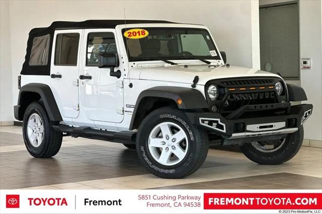 2018 Jeep Wrangler JK Unlimited Sport S 4x4 for sale in Fremont, CA