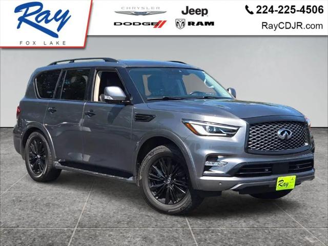 2020 INFINITI QX80 LUXE AWD for sale in Fox Lake, IL