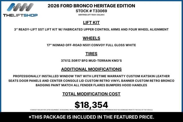 2026 Ford Bronco Heritage Edition for sale in Mesa, AZ