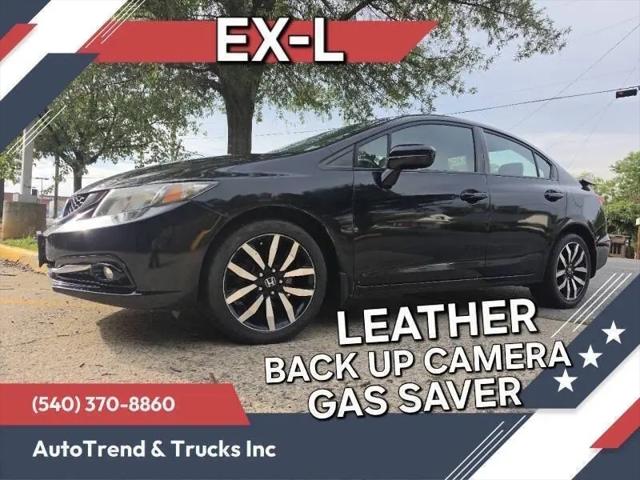 2015 Honda Civic EX-L for sale in Fredricksburg, VA
