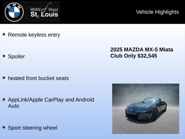 2025 Mazda MX-5 Club