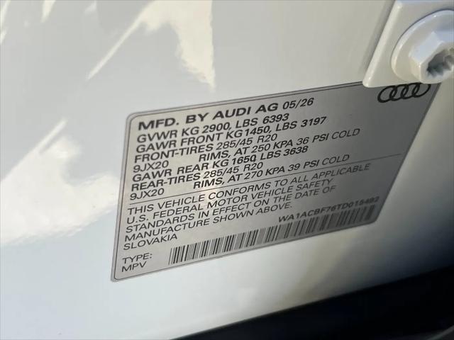2026 Audi Q7 Premium 45 TFSI quattro tiptronic