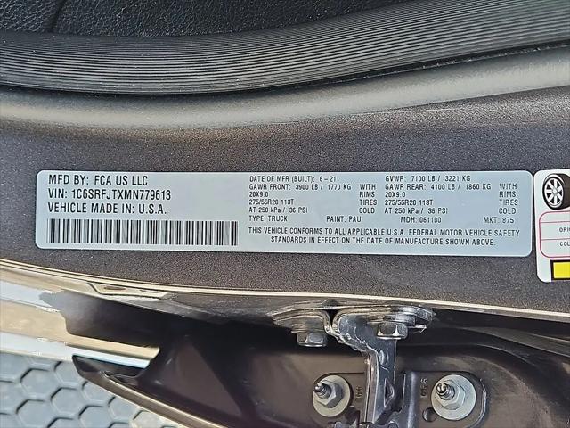 2021 Ram 1500 Laramie Crew Cab 4x4 5'7" Box