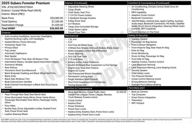 2025 Subaru Forester Premium for sale in Tacoma, WA