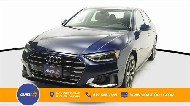 2020 Audi A4 Premium 40 TFSI Front-Wheel Drive S tronic for sale in El Cajon, CA