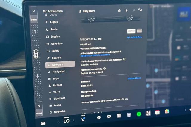 2022 Tesla Model S Dual Motor All-Wheel Drive
