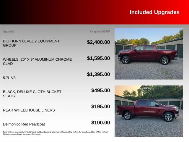 2019 Ram 1500 Big Horn/Lone Star Crew Cab 4x4 57 Box