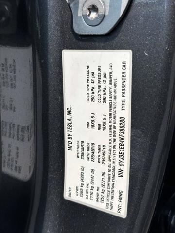 2019 Tesla Model 3 Long Range