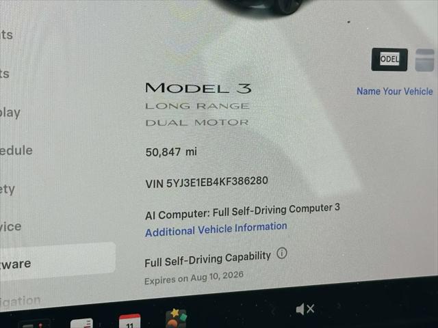 2019 Tesla Model 3 Long Range