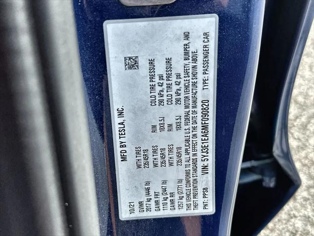 2021 Tesla Model 3 Standard Range Plus Rear-Wheel Drive