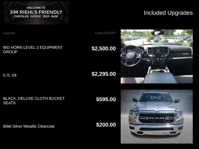 2021 Ram 1500 Big Horn Quad Cab 4x4 64 Box