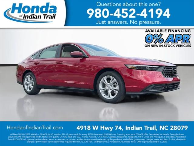 2026 Honda Accord Sedan LX for sale in Indian Trail, NC