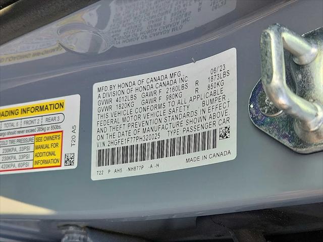 2023 Honda Civic EX w/o BSI