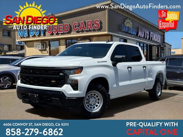 2023 Chevrolet Silverado 1500 4WD Crew Cab Standard Bed WT for sale in San Diego, CA