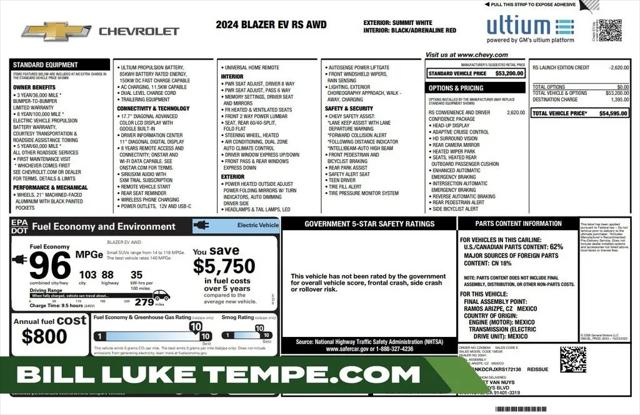 2024 Chevrolet V Blazer RS for sale in Tempe, AZ